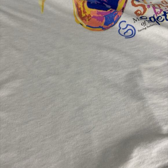 Vintage 1999 March Of Dimes Women’s XXL 2X Plus Oversized T Shirt 90’s Y2K - Picture 11 of 11